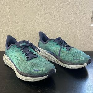Hoka Clifton 8 blue mens shoe sz 11.5 EE